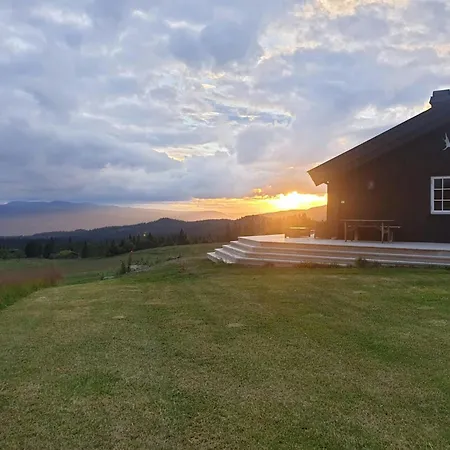 Mountain With A View Over Jotunheimen Tretten